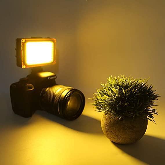 Luz led para câmera de vídeo - Clickcom