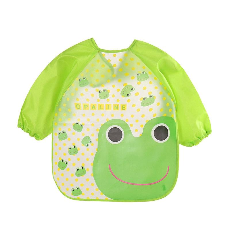 Avental de manga comprida para bebês - Clickcom